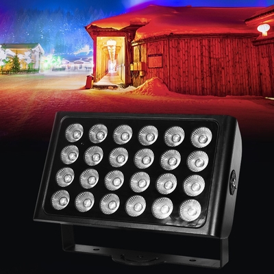 24x10w 4in1 Rgbw Led Outdoor Wall Washer Потопные огни Садовые свадебные вечеринки DJ Сценария