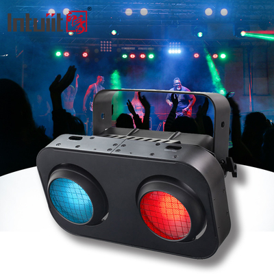 2 глаз 2x90W RGB 2IN1 LED COB Blinder Light Amber Warm White Профессиональный DJ Party Эффект светового освещения
