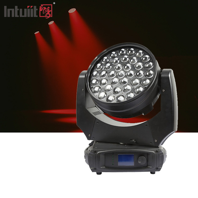 37x10W Zoom Beam Wash Moving Head Light для эффекта освещения сцены с RGBW 4in1 LED и DMX Control DJ Disco и ночной клуб