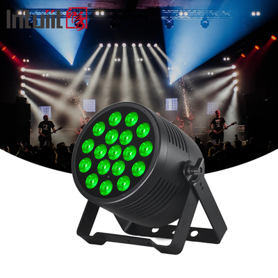 DJ Light 18pcs 20W 6IN1 RGBWA-UV Flat Par Outdoor Architectural Wash Light IP65 18x20W LED водонепроницаемая