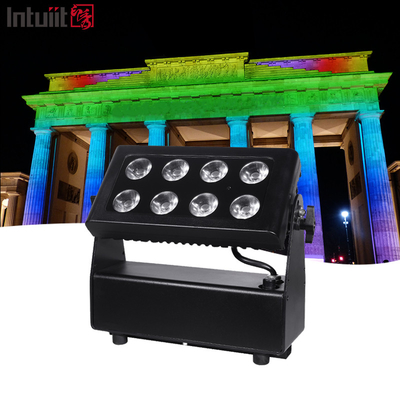 IP65 водонепроницаемый 8x10w беспроводной батареи питается Par Uplight Dmx Stage Led Wall Washer Light
