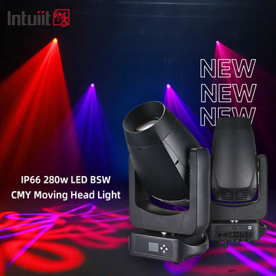 IP66 Луч / точка / промывка BSW 280w CMY LED Движущаяся головка Луч промывки