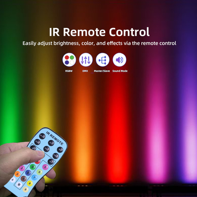 Светодиодный светильник IP20 DMX512 Усовершенствованное интеллектуальное музыкальное решение 24*2W RGBW LED Линейный бар Настенный светильник