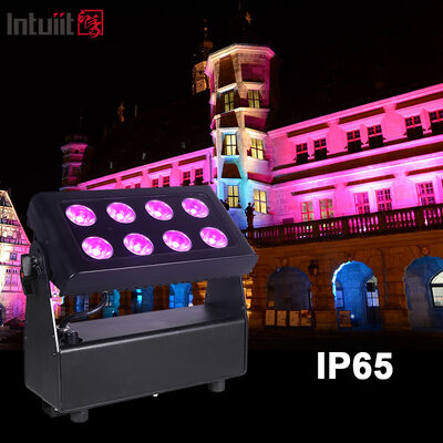 Led 8x15W RGBW Стенная стиральная машина Отель Вилла Внешняя стена Ландшафтная лампа LED Здание освещение Садовое ландшафтное украшение для наружного использования