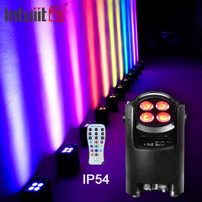 4X18W Rgbw 4 в 1 Led Par Light Беспроводный батарейный пульт дистанционного управления IR Wifi Led Par Stage Light