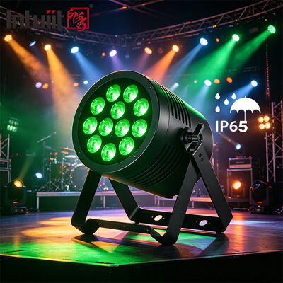 Наружный IP65 водонепроницаемый 12x20W RGBWA UV 6 в 1 LED Par Light Профессиональный DMX DJ Сцена освещения Умывание подсветка для свадебного шоу дискотека