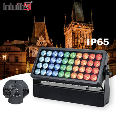 Профессиональный наружный IP65 400W светодиодный светодиодный светодиод водонепроницаемый RGBW 4in1 Архитектурный мойный свет для фасада здания ландшафт