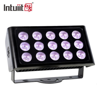 rgbw 15*5W 4-IN-1 привело коммерчески промышленные приспособления освещения на открытом воздухе этапа светов потока на стойках