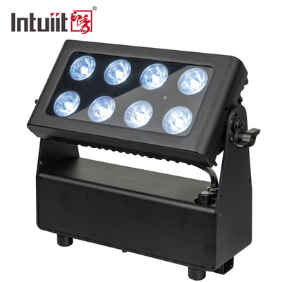 Батарея приведенная света равенства этапа Rgbw 8x15w Dmx водоустойчивая использующая энергию