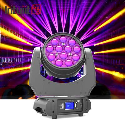 Свет СИД головы 12*10W RGBW 4 in-1 DMX широкоформатного мытья сигнала степени 5-60 двигая двигая главный